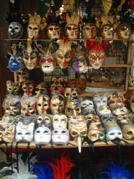 仮面を売る屋台：ヴェネツィア